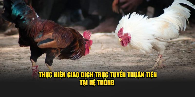 Thực hiện giao dịch trực tuyến thuận tiện tại hệ thống 